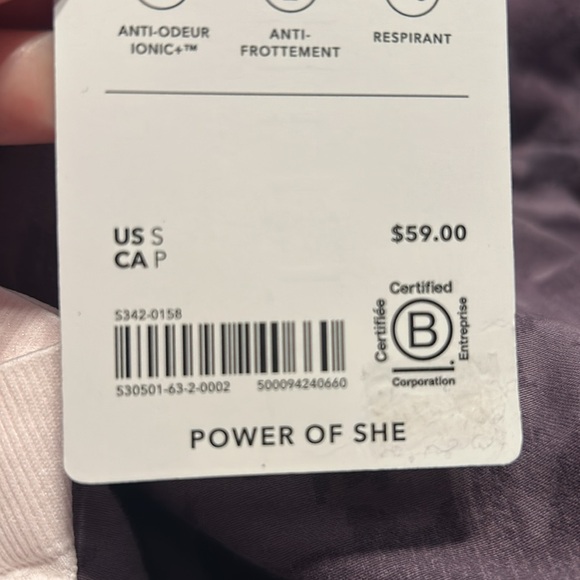 Athleta Momentum Seamless Tank. New with tags. Light pink. Size small. - Picture 5 of 5